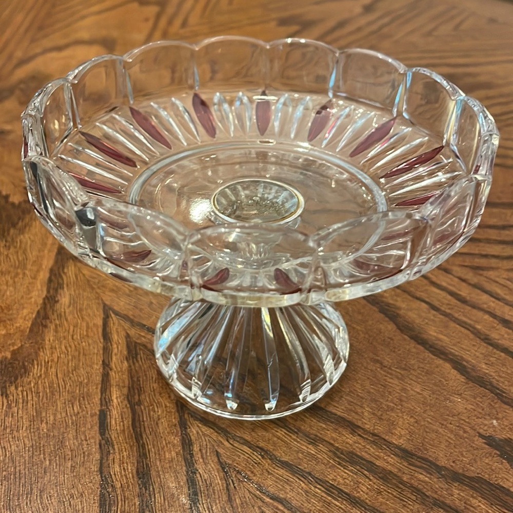 Vintage Footed Compote Candy Dish
